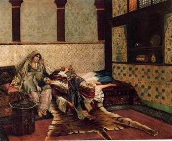 unknow artist Arab or Arabic people and life. Orientalism oil paintings 196